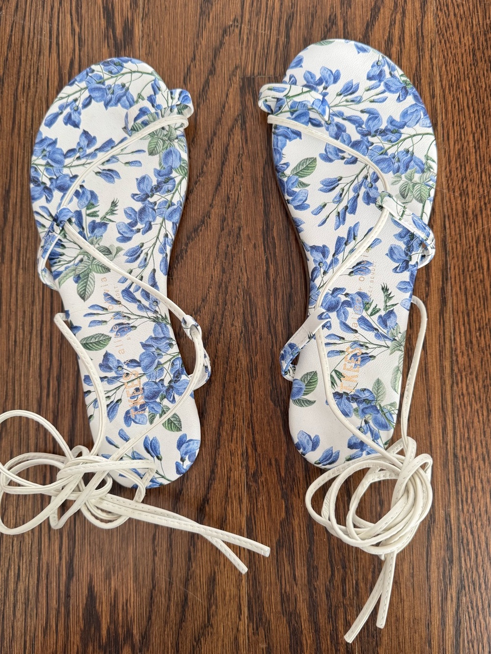 Tkees x Alice + Olivia Jo Wrap Sandal, size 6 - NEW without box - Picture 10 of 15
